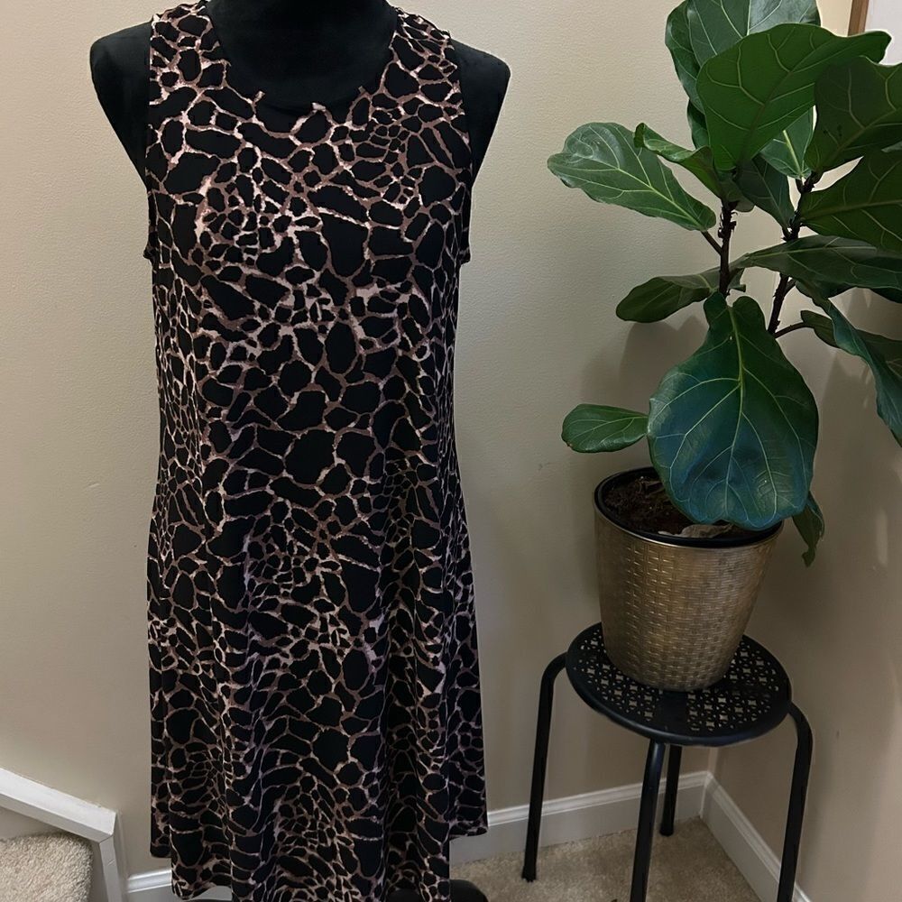 Anne klein sleeveless jersey knit dress